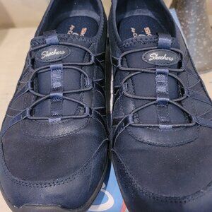 Skechers Navy Classic Fit with Air Cooled Memory Foam
